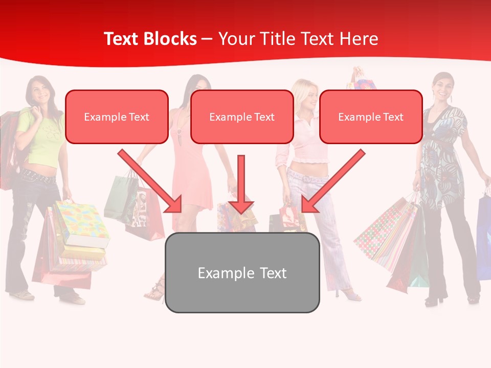 Isolate Pretty Customer PowerPoint Template
