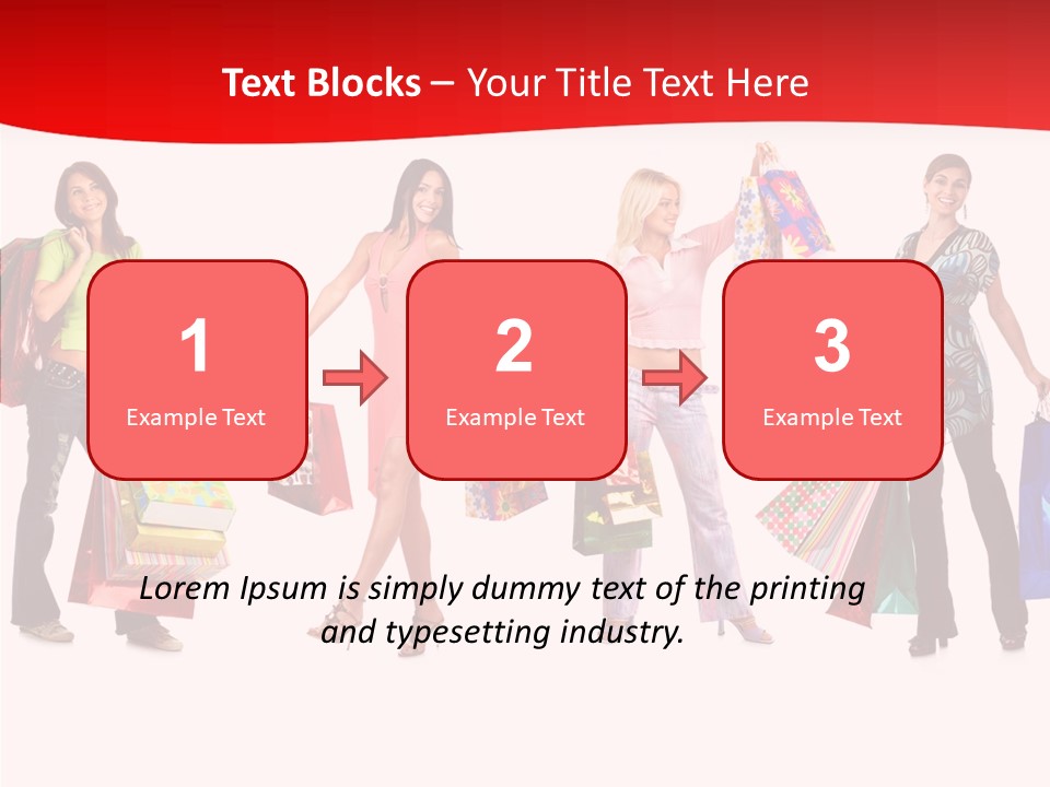Isolate Pretty Customer PowerPoint Template