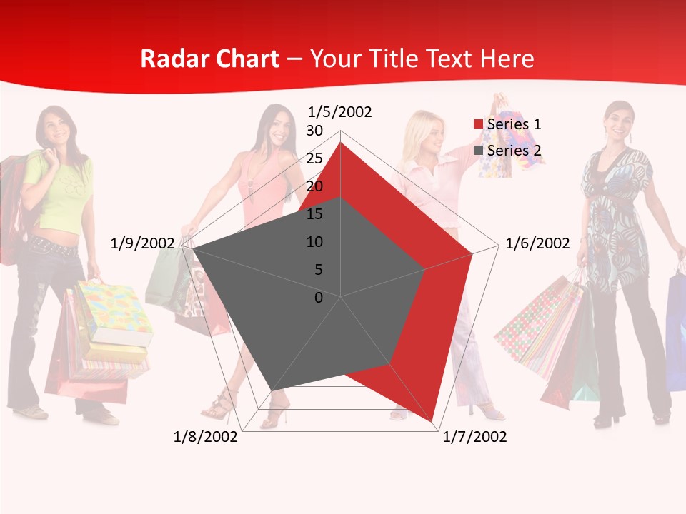 Isolate Pretty Customer PowerPoint Template