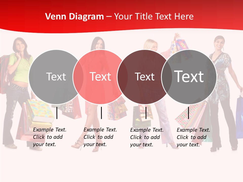 Isolate Pretty Customer PowerPoint Template