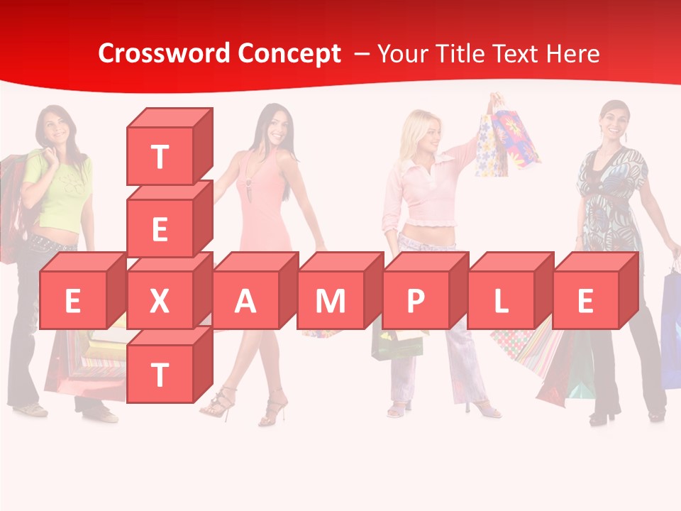 Isolate Pretty Customer PowerPoint Template