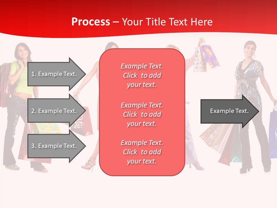 Isolate Pretty Customer PowerPoint Template