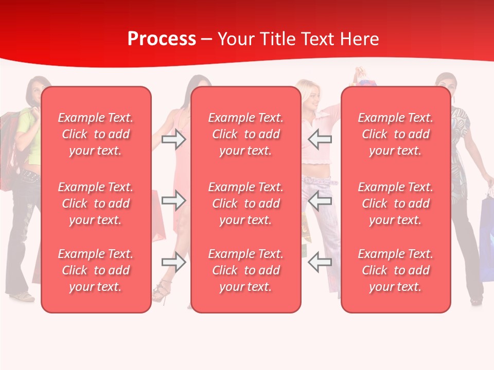 Isolate Pretty Customer PowerPoint Template