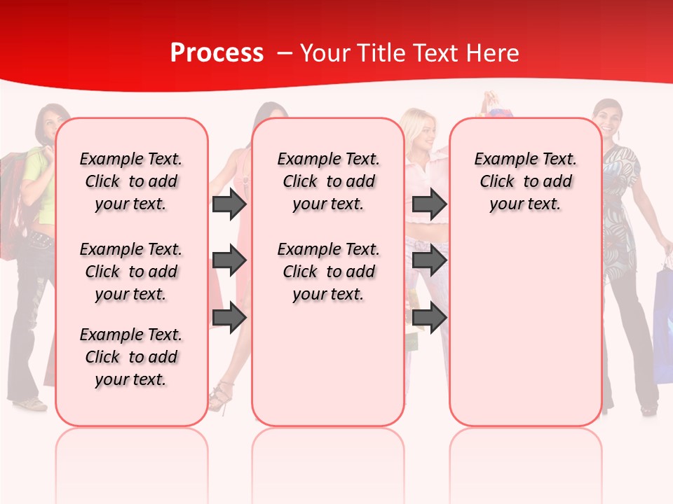 Isolate Pretty Customer PowerPoint Template