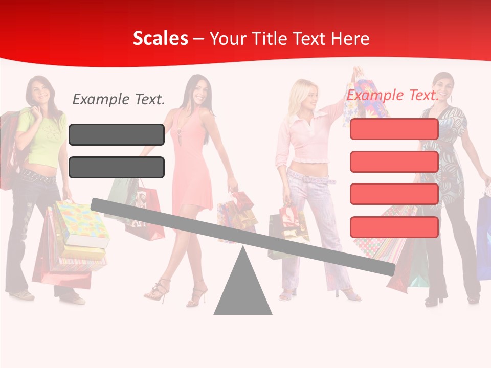 Isolate Pretty Customer PowerPoint Template