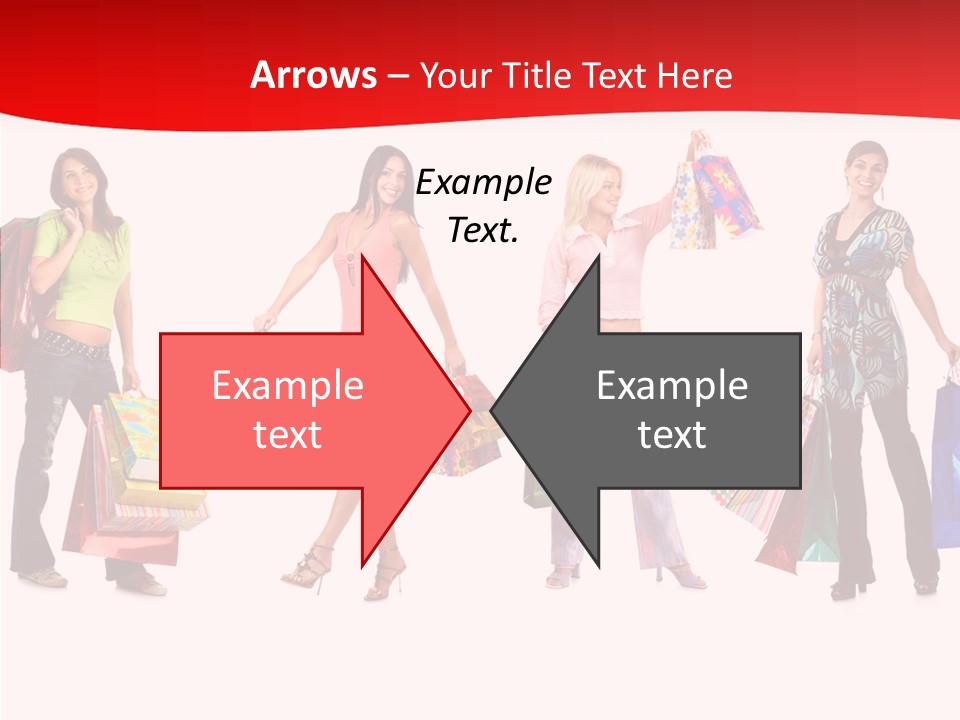 Isolate Pretty Customer PowerPoint Template