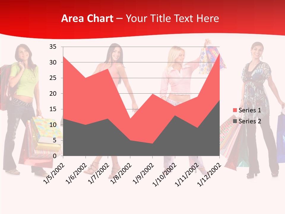 Isolate Pretty Customer PowerPoint Template