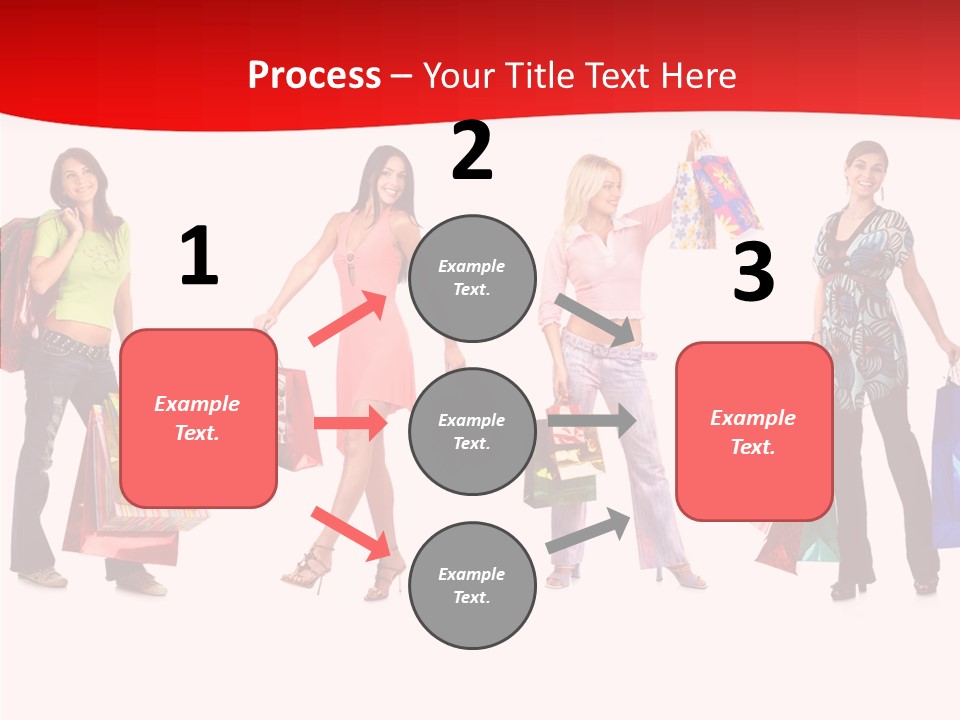 Isolate Pretty Customer PowerPoint Template