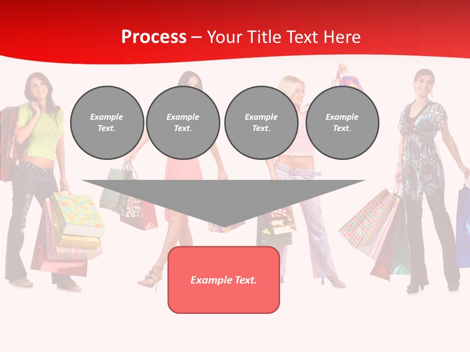 Isolate Pretty Customer PowerPoint Template