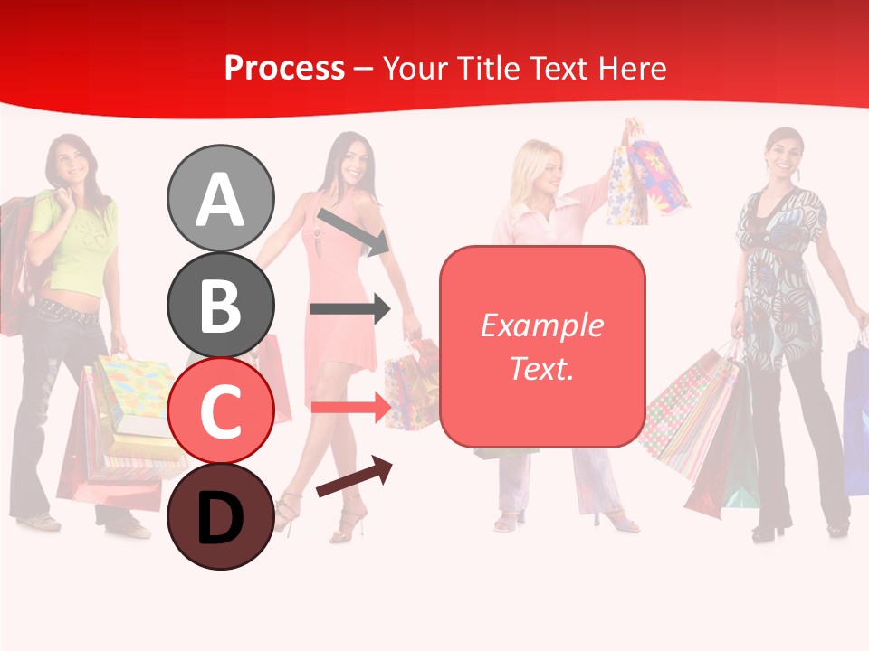Isolate Pretty Customer PowerPoint Template