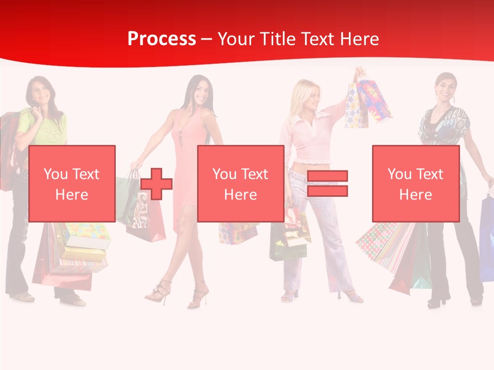 Isolate Pretty Customer PowerPoint Template