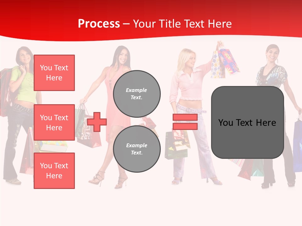 Isolate Pretty Customer PowerPoint Template