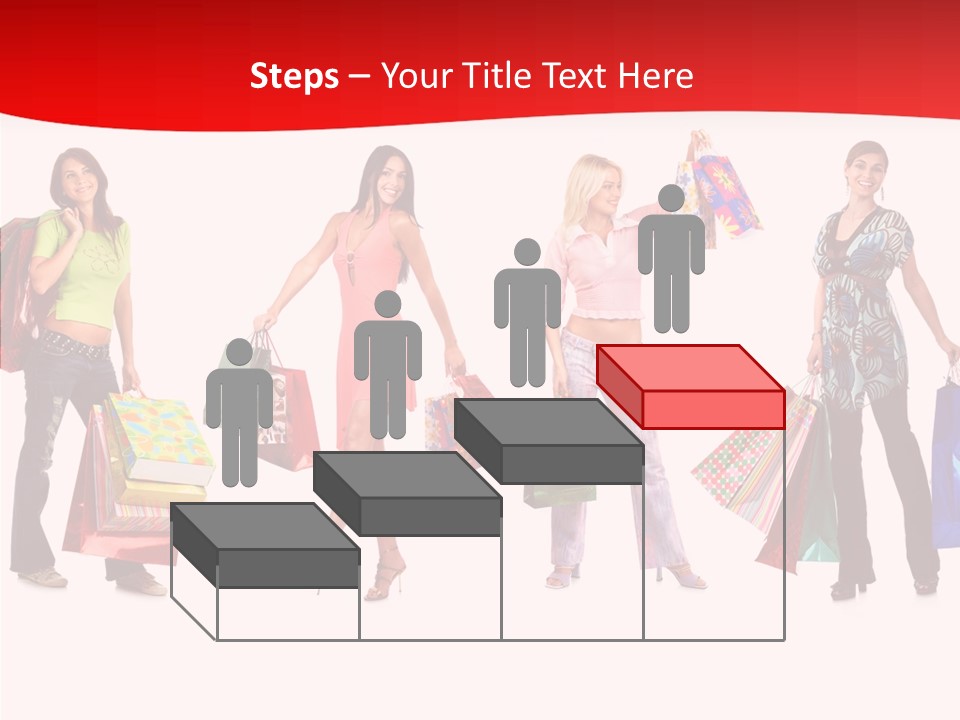 Isolate Pretty Customer PowerPoint Template