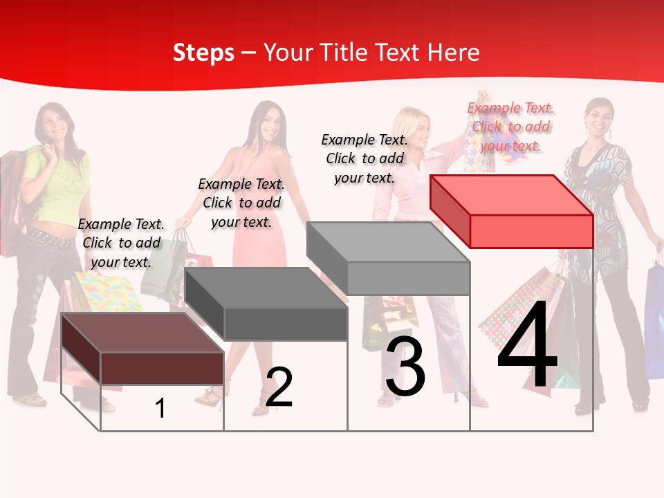 Isolate Pretty Customer PowerPoint Template