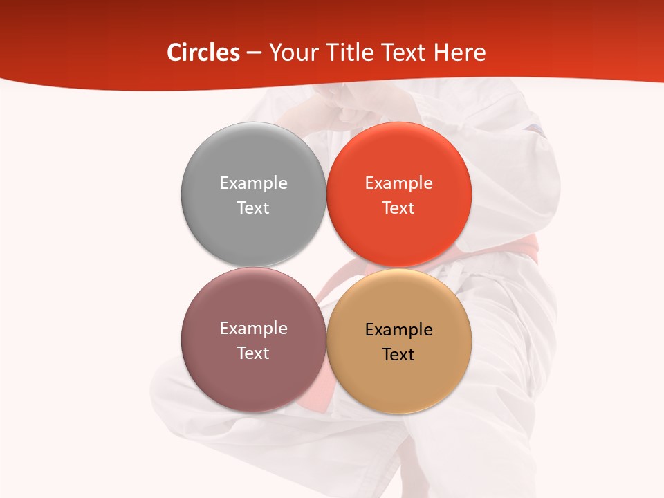 Activity Jujitsu Kungfu PowerPoint Template