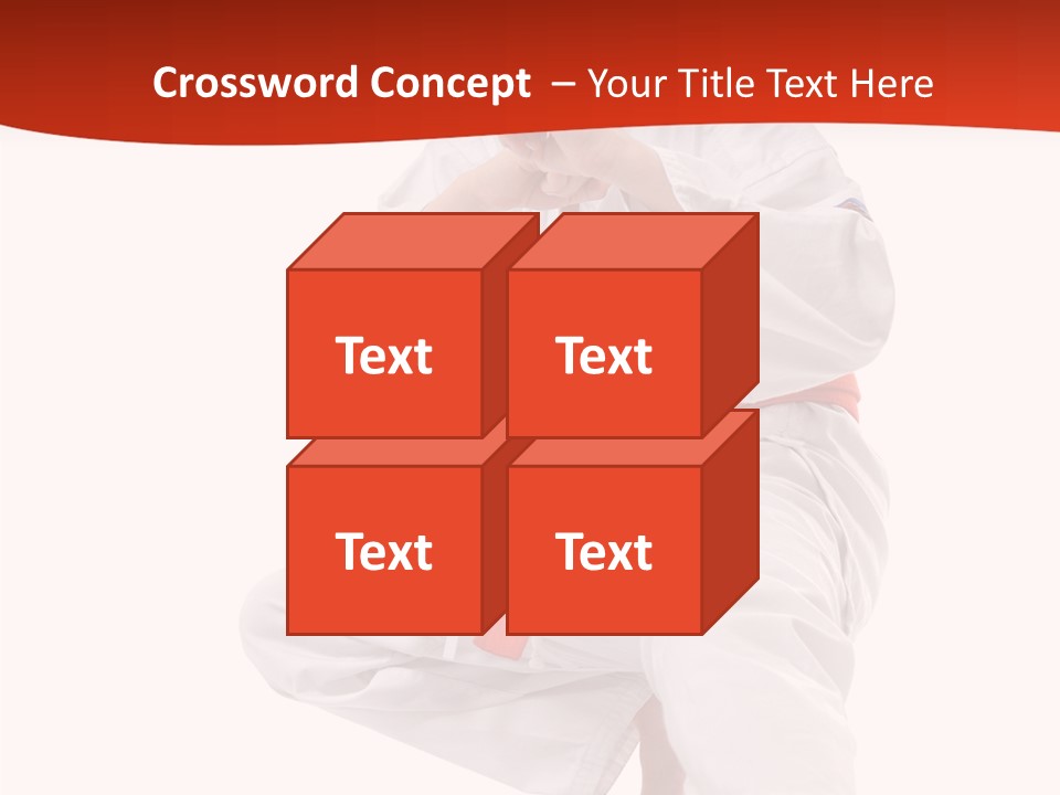 Activity Jujitsu Kungfu PowerPoint Template