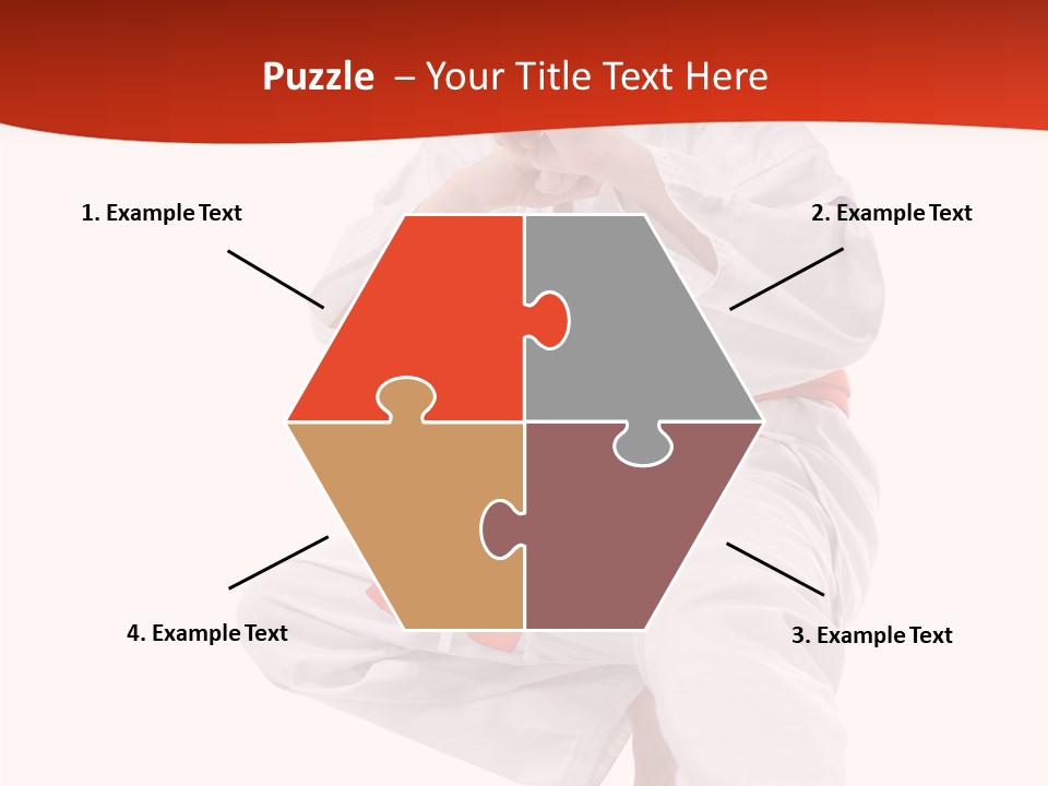 Activity Jujitsu Kungfu PowerPoint Template