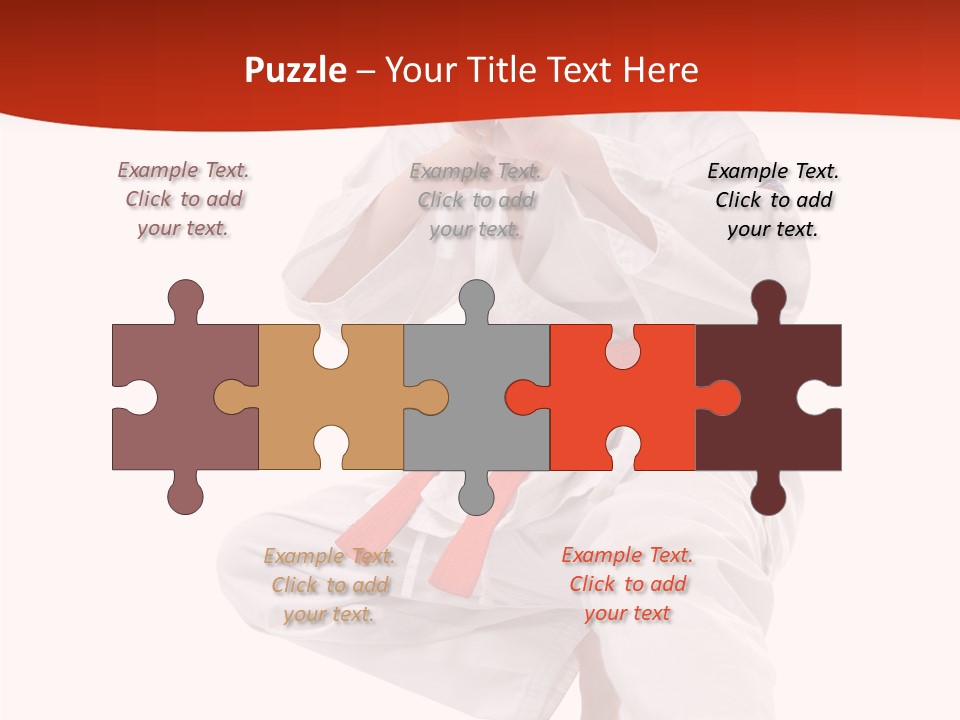 Activity Jujitsu Kungfu PowerPoint Template