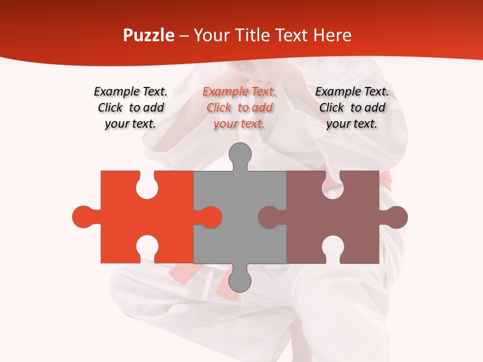 Activity Jujitsu Kungfu PowerPoint Template