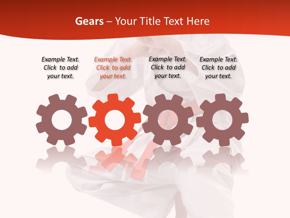 Activity Jujitsu Kungfu PowerPoint Template