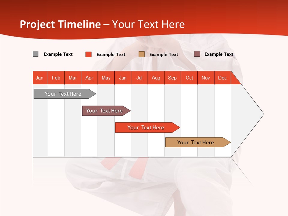 Activity Jujitsu Kungfu PowerPoint Template