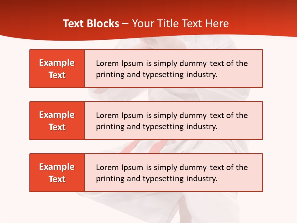 Activity Jujitsu Kungfu PowerPoint Template