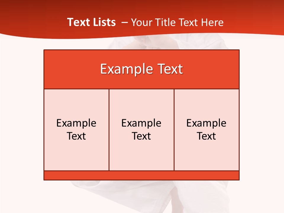 Activity Jujitsu Kungfu PowerPoint Template