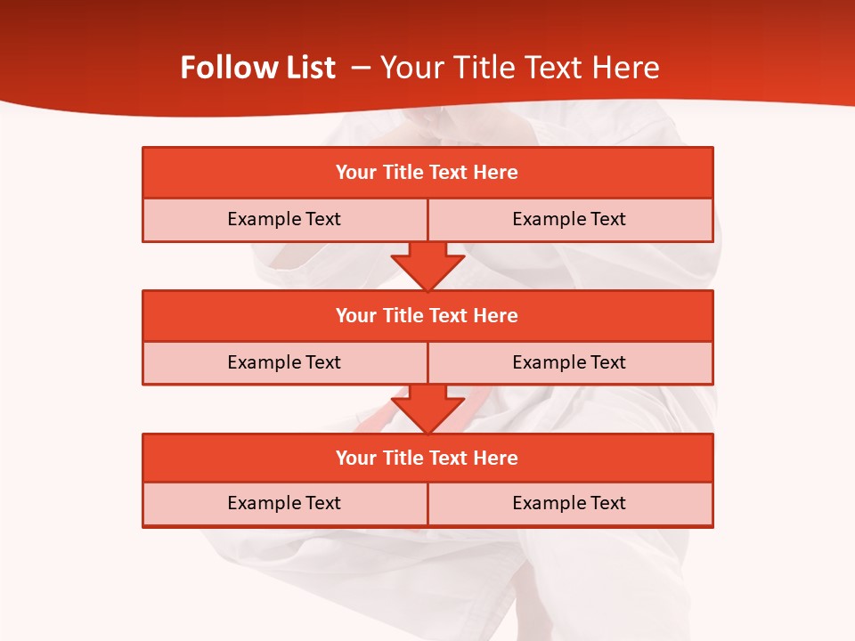 Activity Jujitsu Kungfu PowerPoint Template