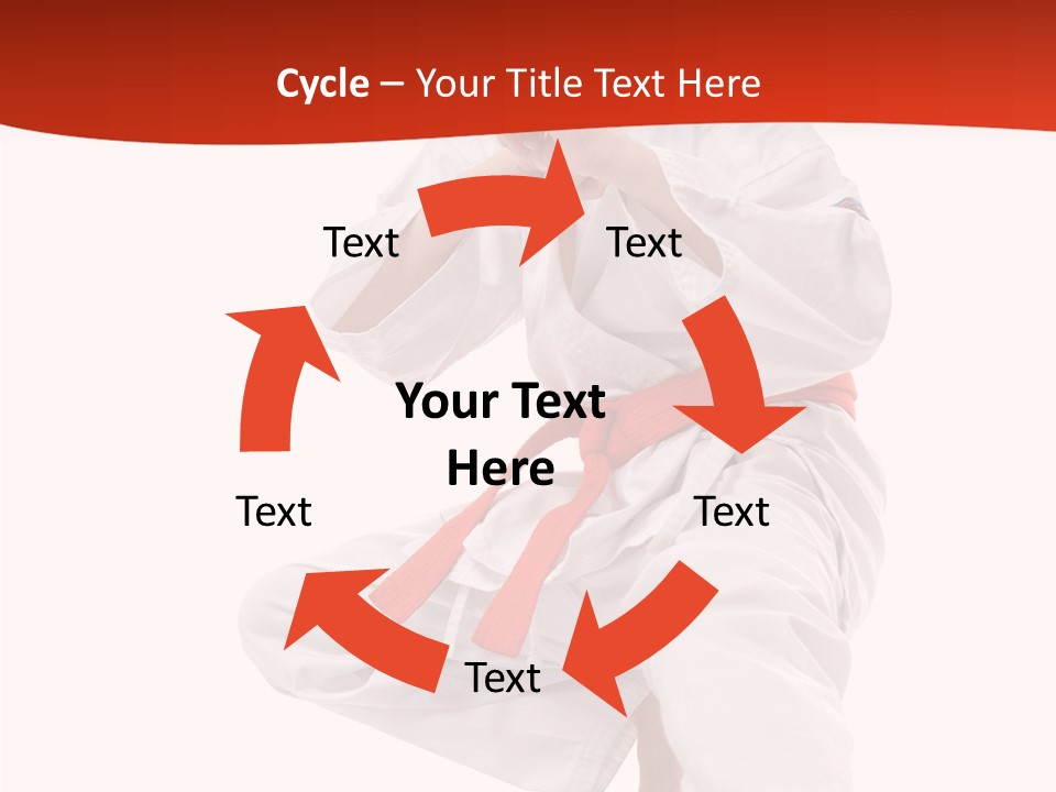 Activity Jujitsu Kungfu PowerPoint Template