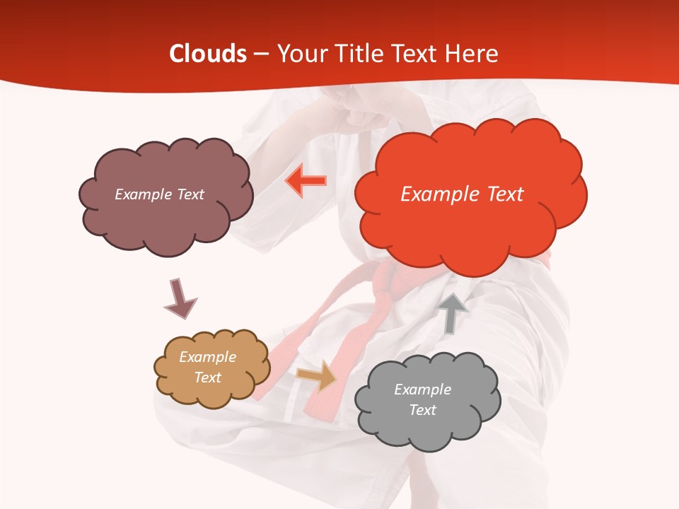 Activity Jujitsu Kungfu PowerPoint Template