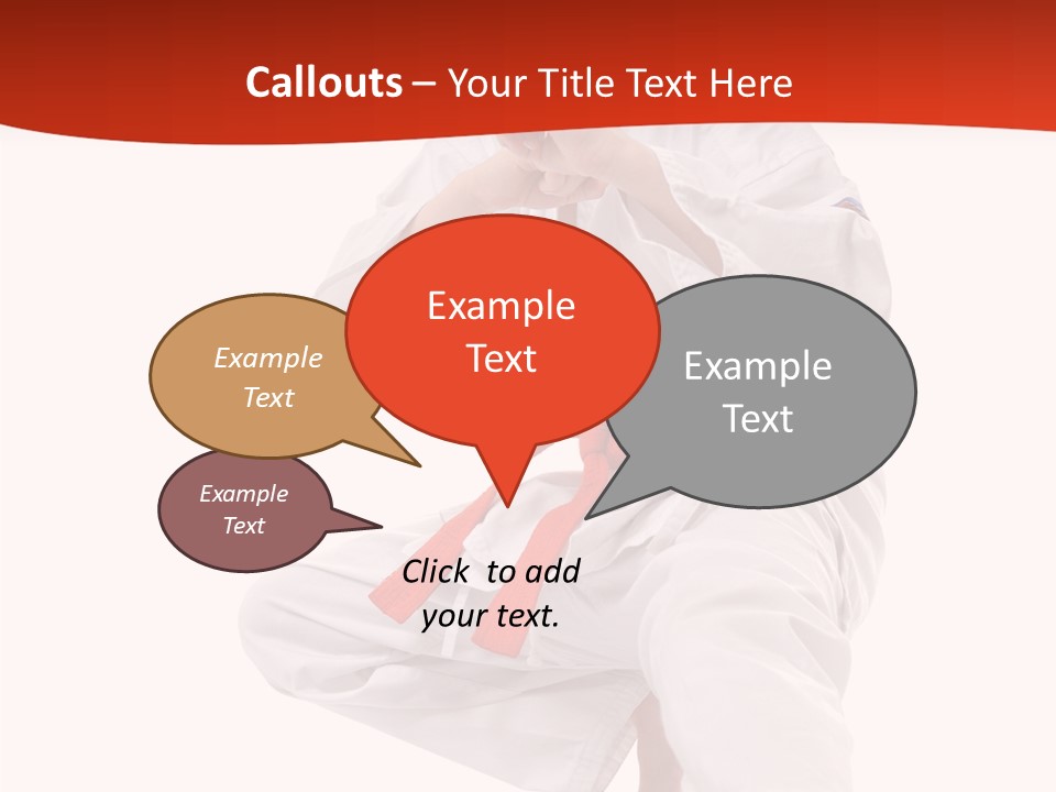 Activity Jujitsu Kungfu PowerPoint Template