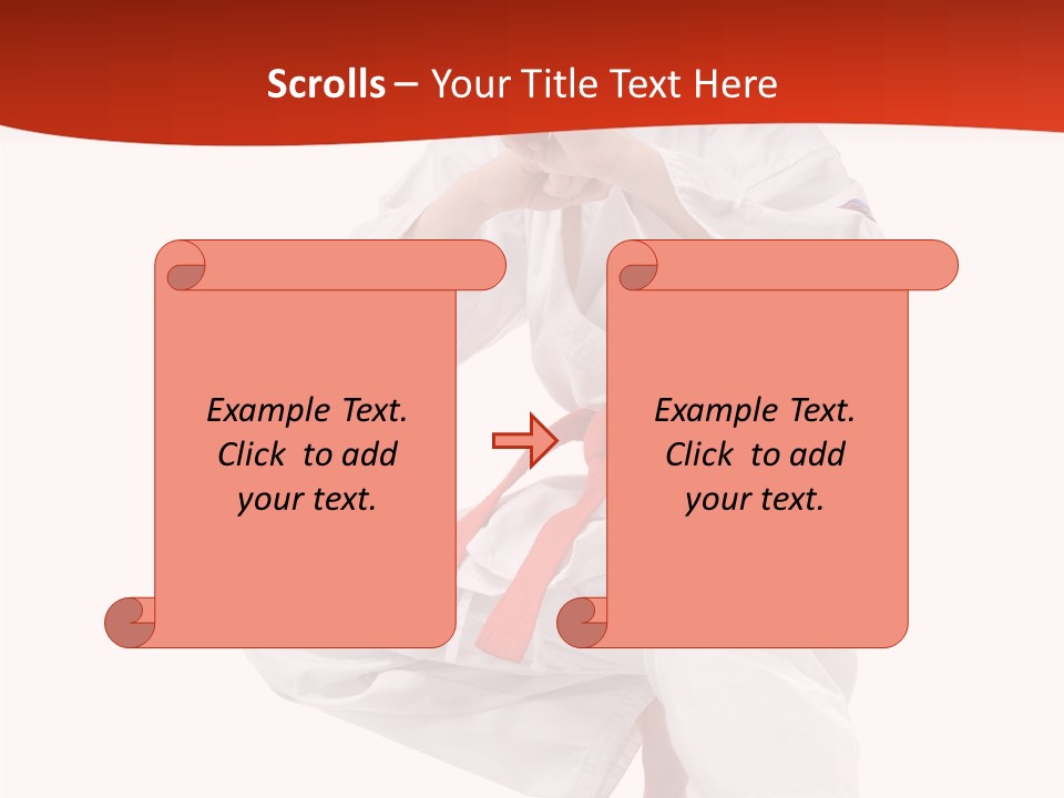 Activity Jujitsu Kungfu PowerPoint Template