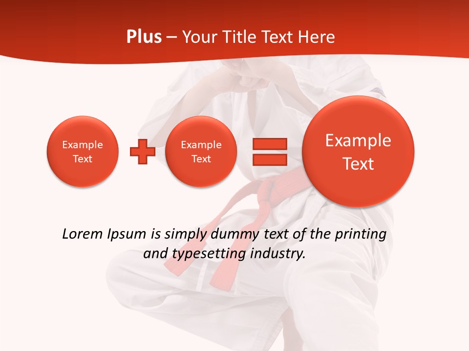 Activity Jujitsu Kungfu PowerPoint Template