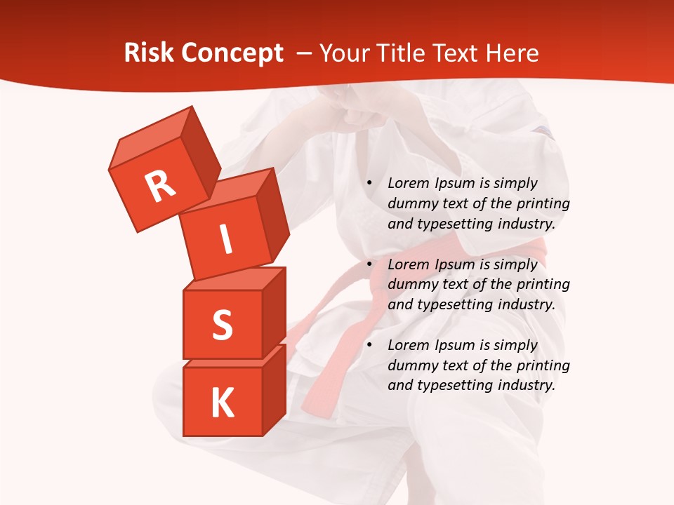 Activity Jujitsu Kungfu PowerPoint Template