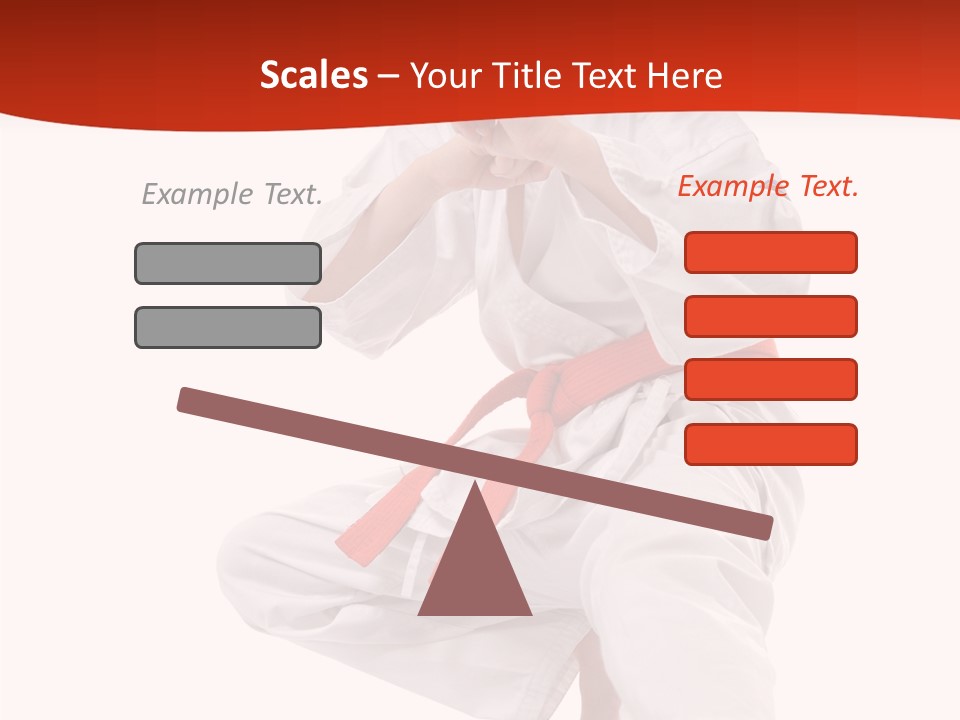 Activity Jujitsu Kungfu PowerPoint Template