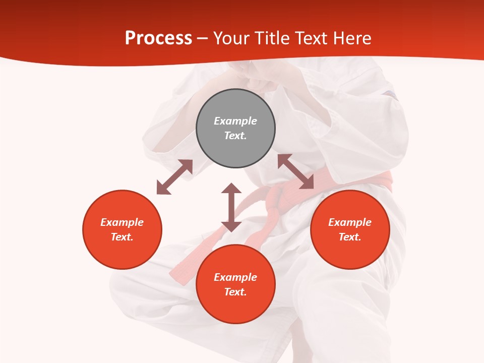 Activity Jujitsu Kungfu PowerPoint Template