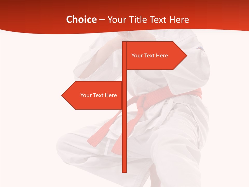 Activity Jujitsu Kungfu PowerPoint Template