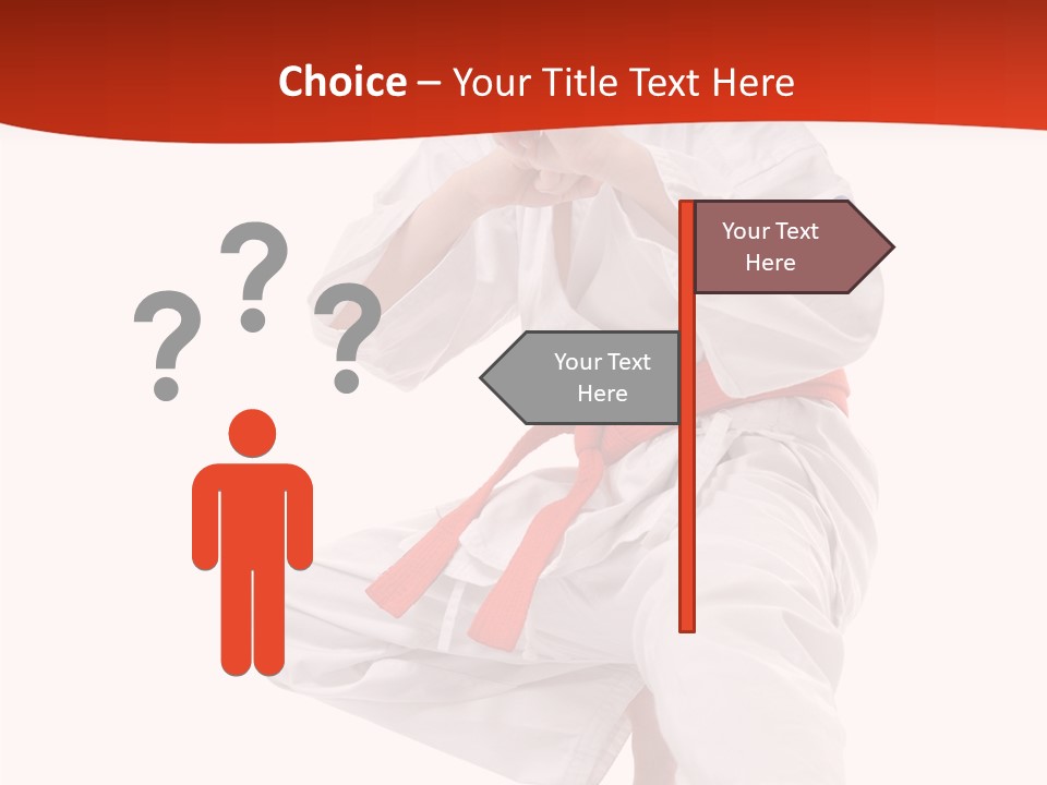 Activity Jujitsu Kungfu PowerPoint Template