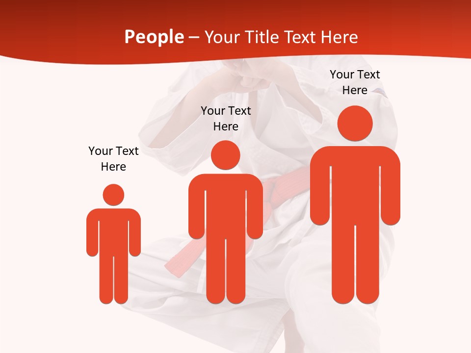 Activity Jujitsu Kungfu PowerPoint Template