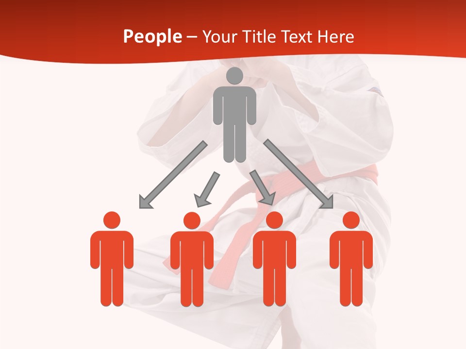 Activity Jujitsu Kungfu PowerPoint Template