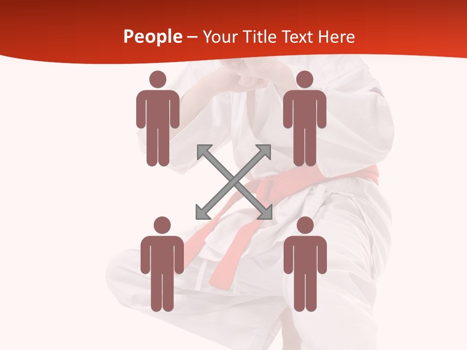 Activity Jujitsu Kungfu PowerPoint Template