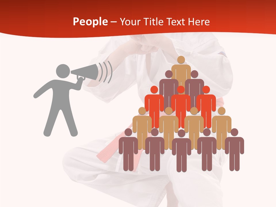 Activity Jujitsu Kungfu PowerPoint Template