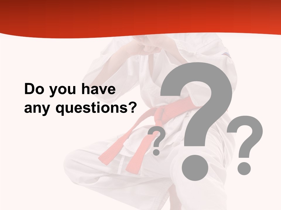 Activity Jujitsu Kungfu PowerPoint Template