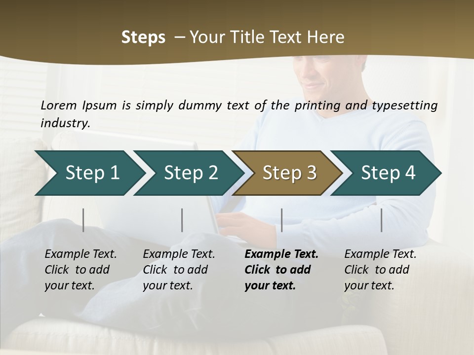 Chair Happy Company PowerPoint Template