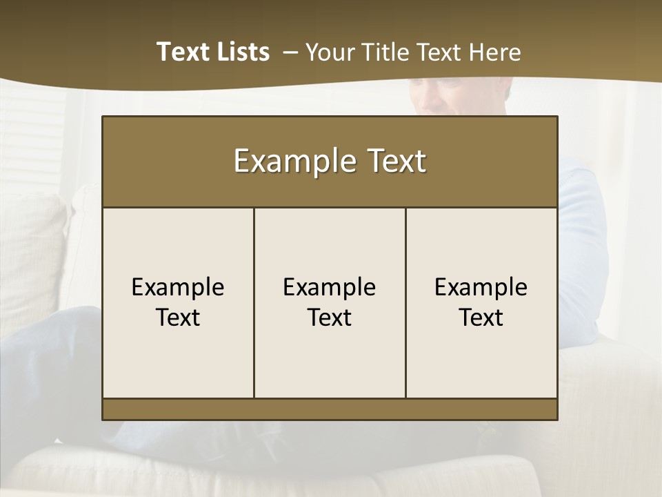 Chair Happy Company PowerPoint Template