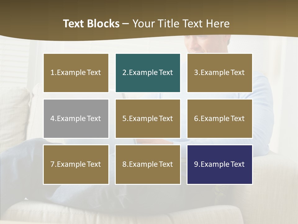 Chair Happy Company PowerPoint Template