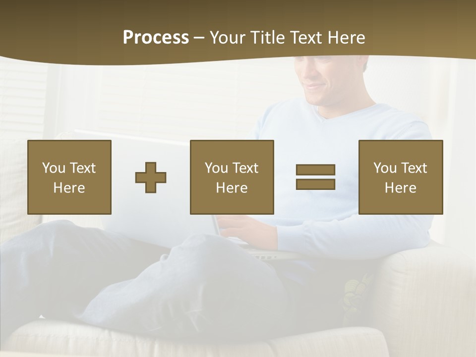 Chair Happy Company PowerPoint Template