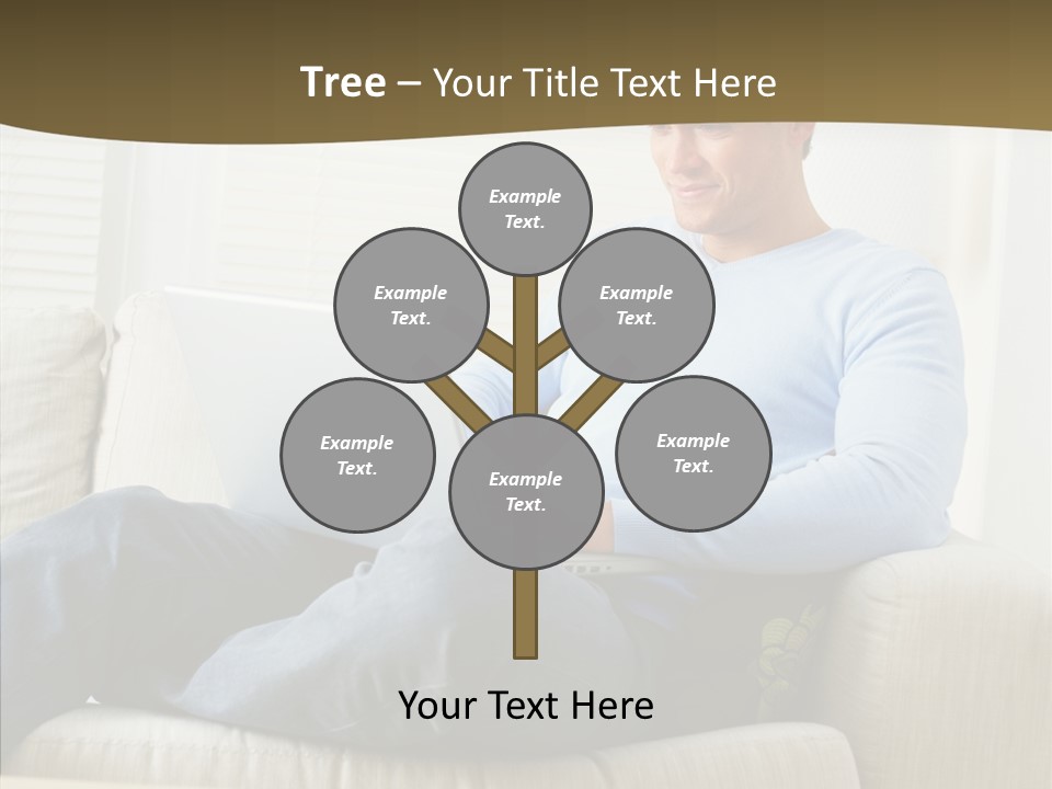 Chair Happy Company PowerPoint Template