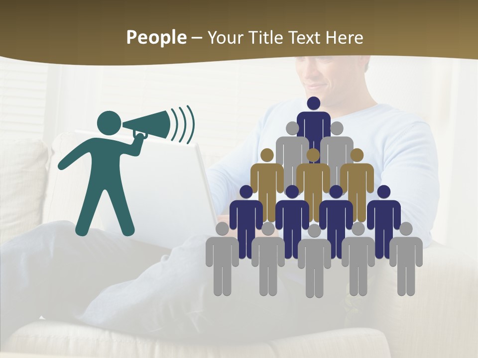 Chair Happy Company PowerPoint Template