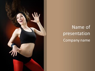 Erotic Girl Young PowerPoint Template